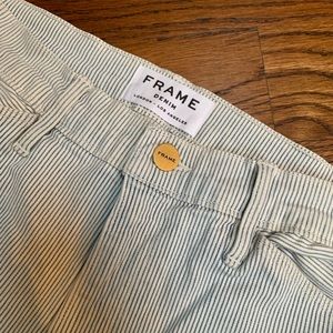 FRAME Pin Stripe Flare Denim NEVER WORN